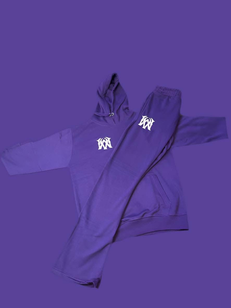 Wealthy Vision “WV” Logo Stacked Sweat Set